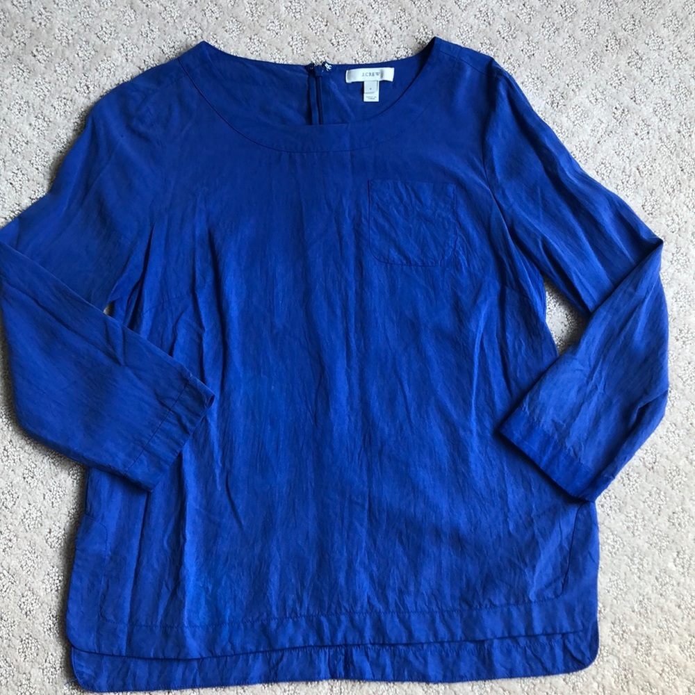 J. Crew Silk Top, size 2